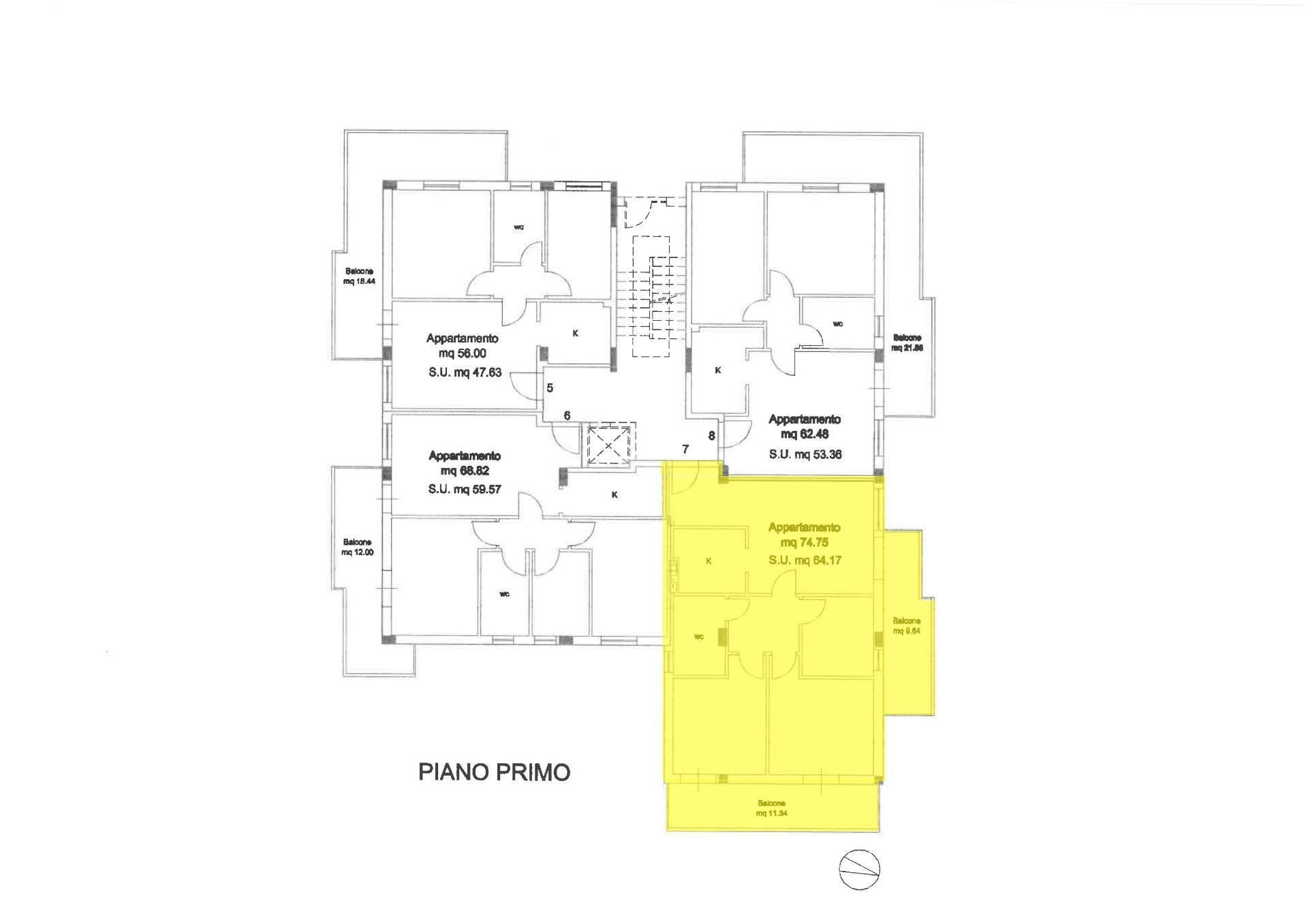 Foto 61 - Appartamento Via Emilia
 
12, Alba Adriatica - planimetria 1