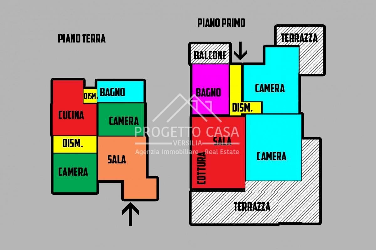 Foto 50 - Casa indipendente VIA PAGANINI, Pietrasanta - planimetria 1