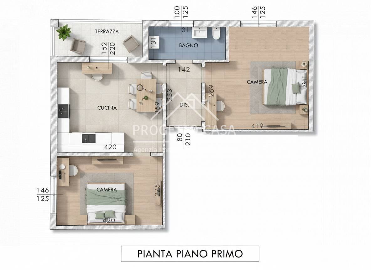 Foto 38 - Quadrilocale VIA GOLDORA, Pietrasanta - planimetria 1