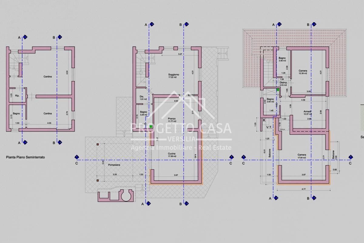 Foto 58 - Casa indipendente VIA AMALFI, Massarosa - planimetria 1