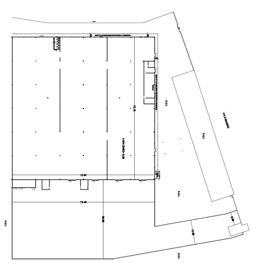 PLANIMETRIA - Capannone 2 GIUGNO
 
60, Peschiera Borromeo - planimetria 1