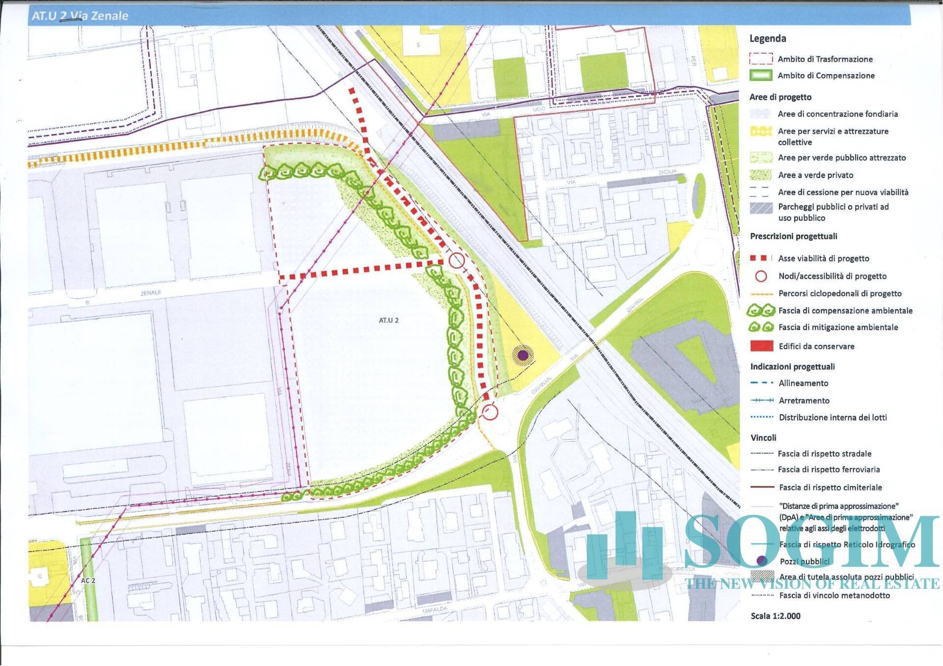 planimetria - Building land Via Biscia, Garbagnate Milanese - photo 1