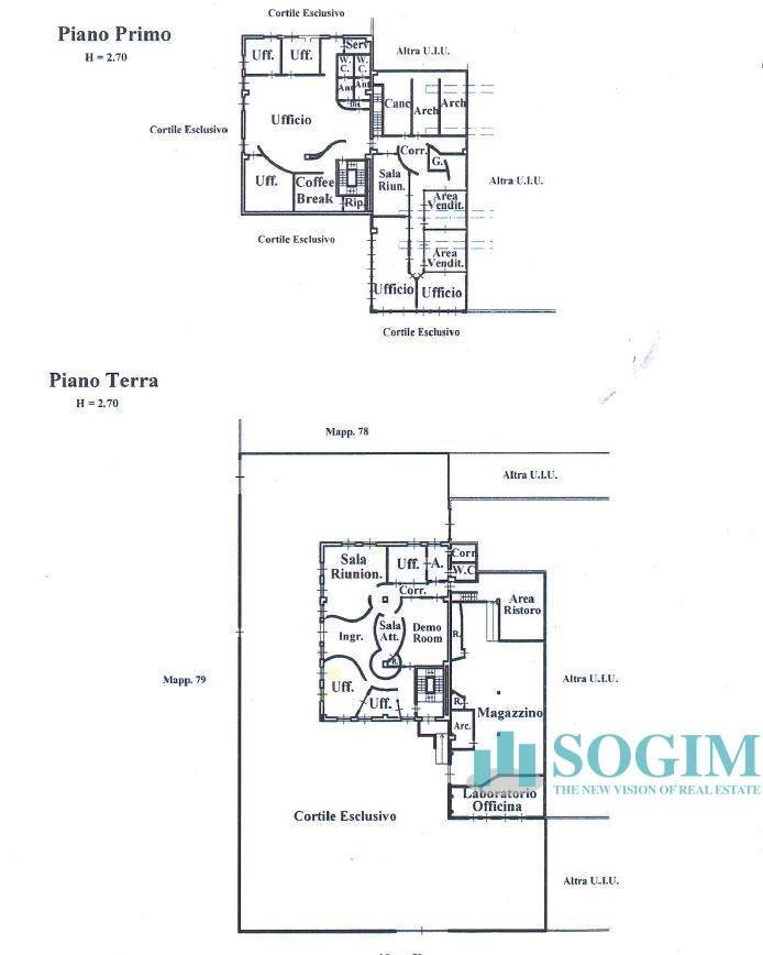 PLANIMETRIA - Ufficio VIA  ARCHIMEDE
 
32, Corsico - planimetria 1