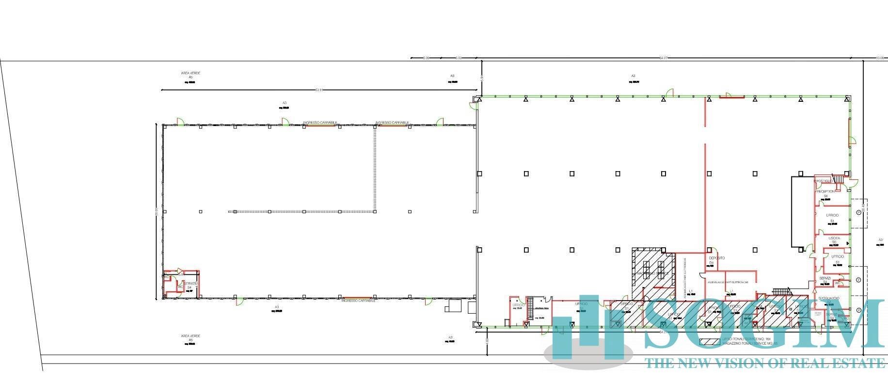 Foto 23 - Capannone Arluno - planimetria 1