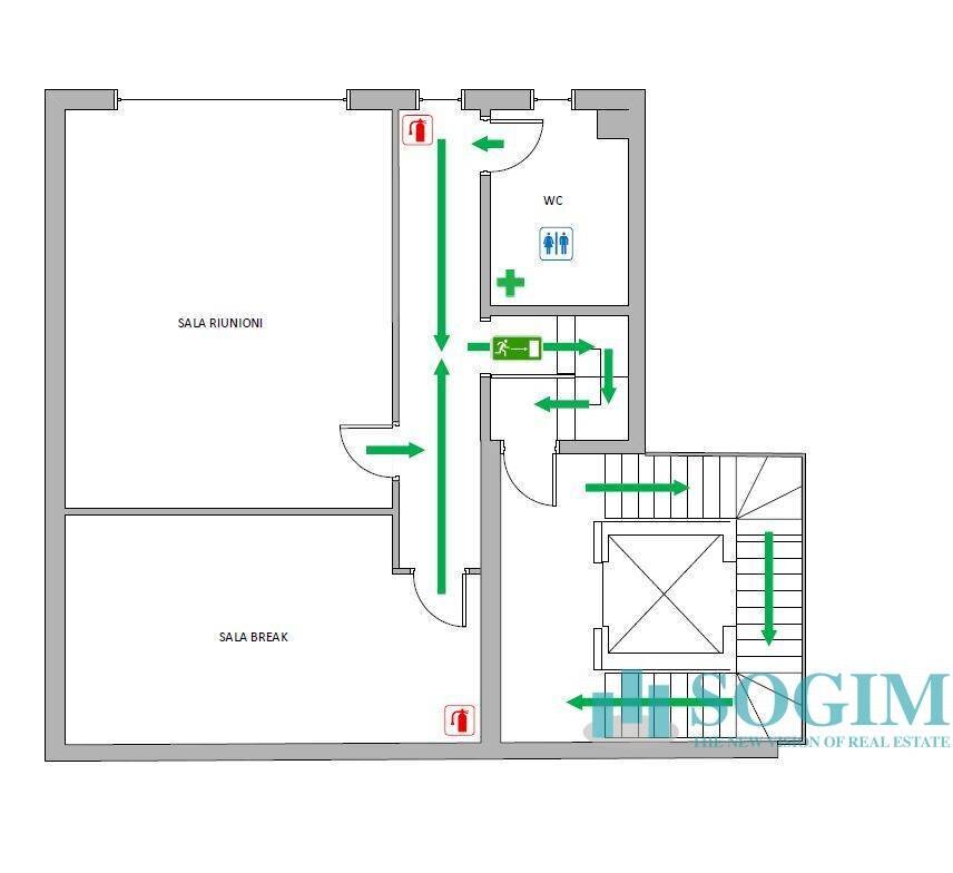 Foto 41 - Ufficio via aristotele
 
9, Brugherio - planimetria 1