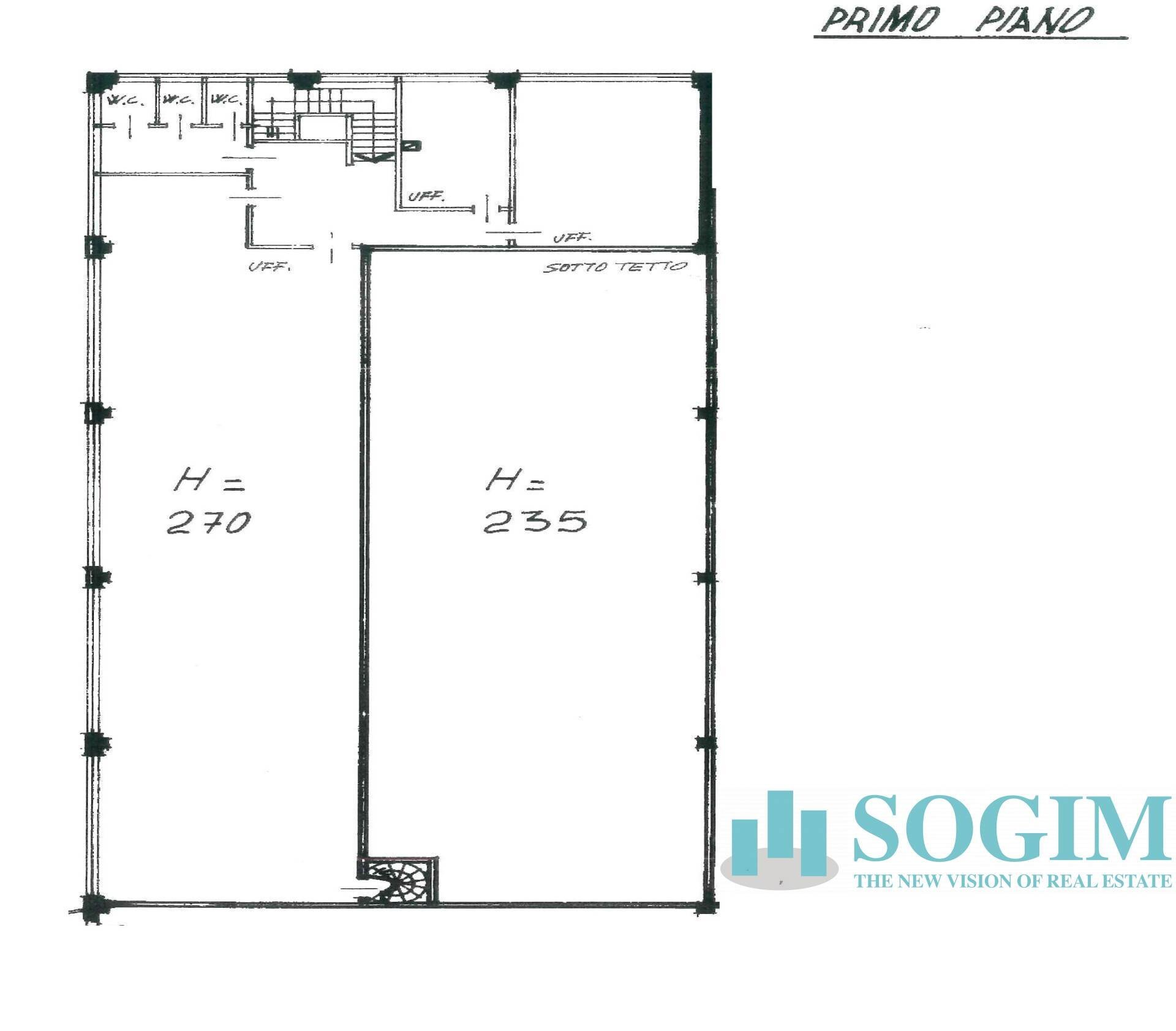 Foto 3 - Capannone Via Belvedere, Trezzo sull'Adda - planimetria 1