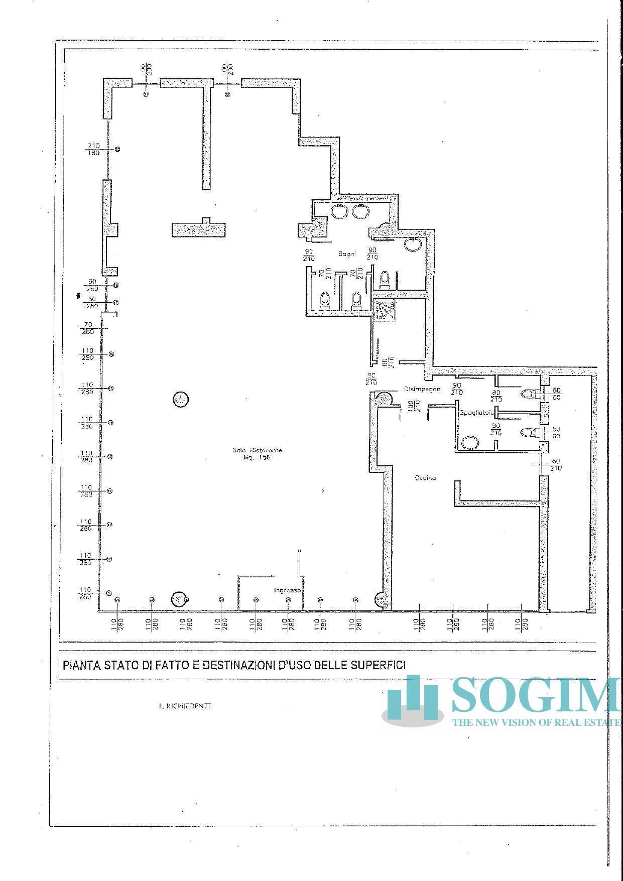 Foto 14 - Locale Commerciale via caio asinio
 
9, Cernusco sul Naviglio - planimetria 1