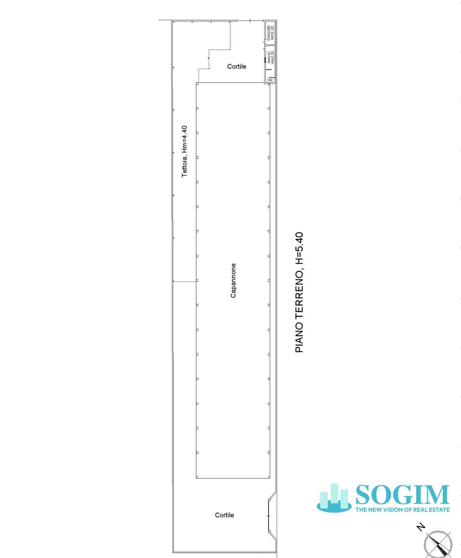 Foto 13 - Capannone Milano - planimetria 1