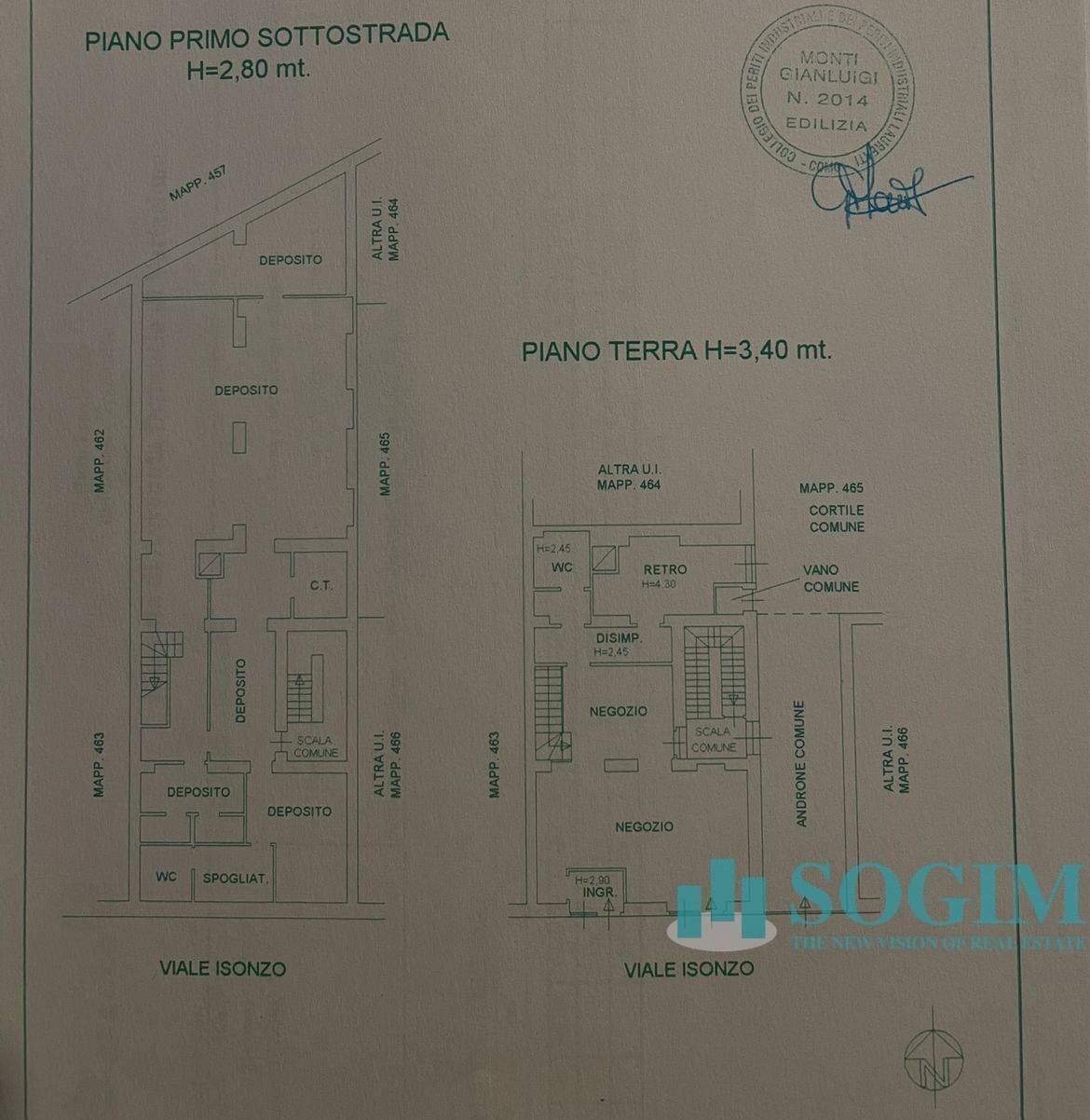 Foto 17 - Commercial Activity viale isonzo, Milano - floor plans 1