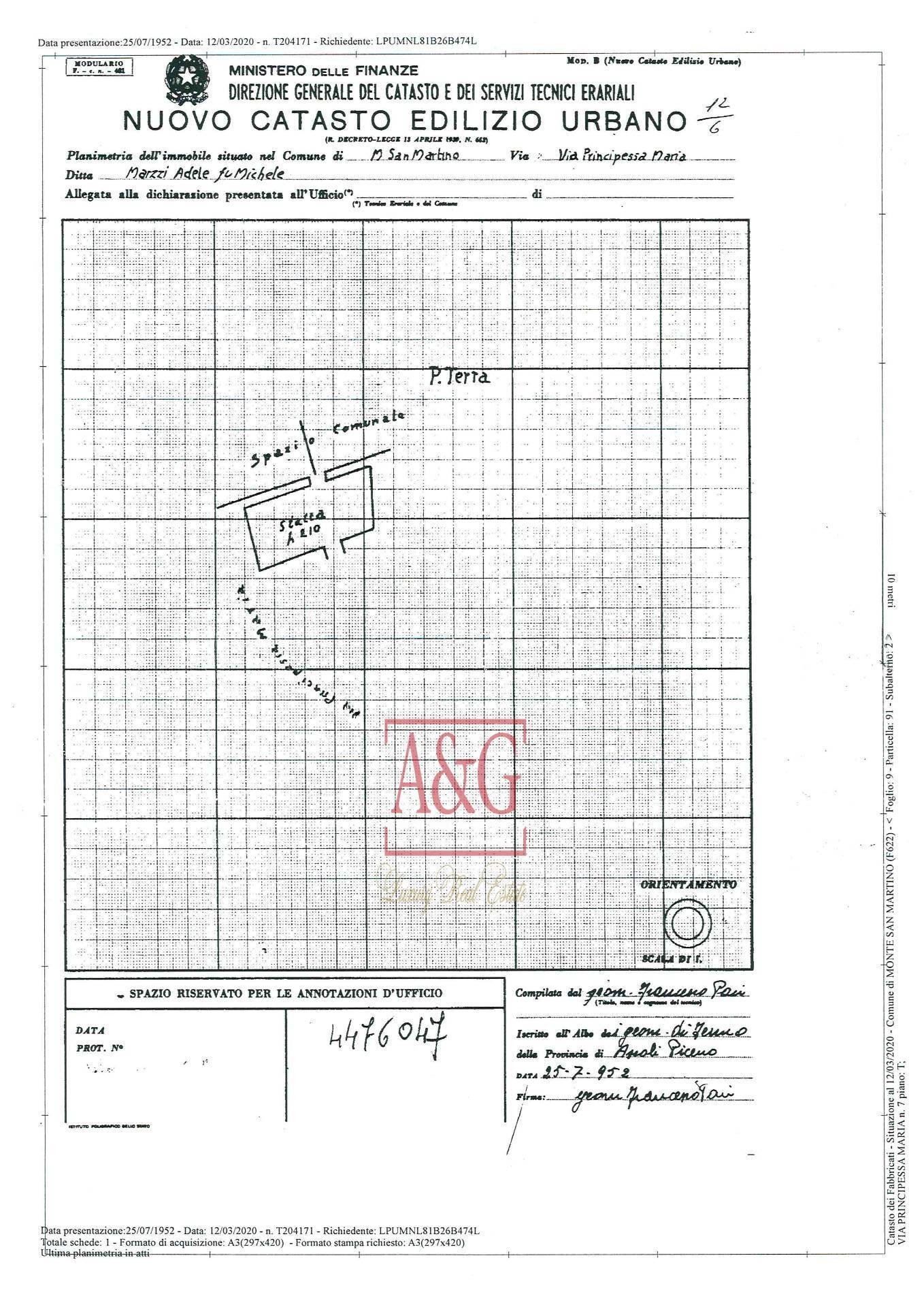 Foto 30 - Independent house VIA PRINCIPESSA MARIA, Monte San Martino - floor plans 1