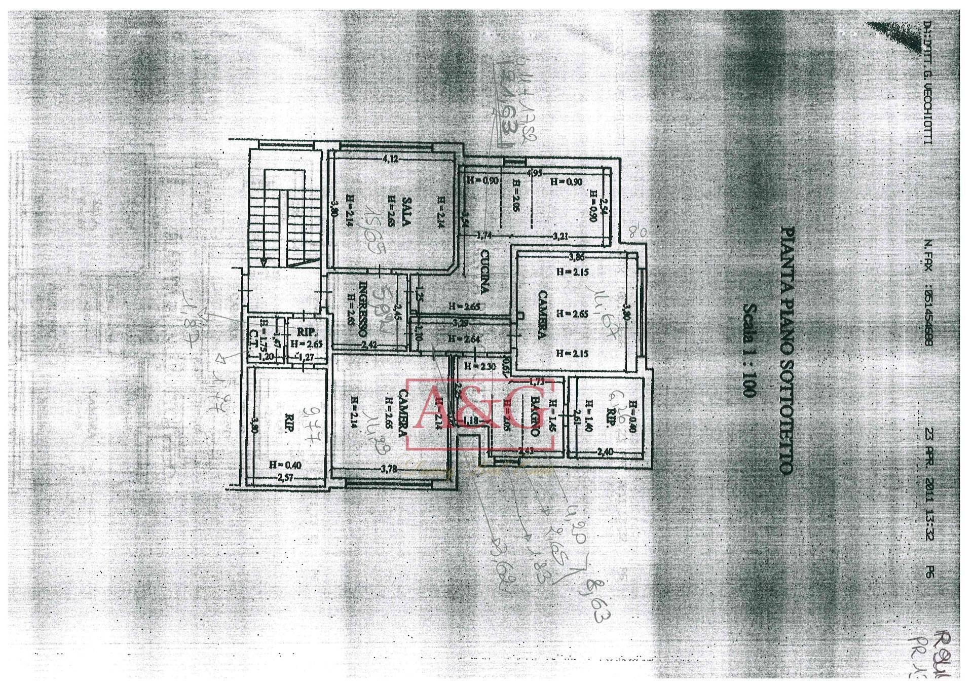 Foto 24 - Appartamento VIA ALDO MORO
 
22, Amandola - planimetria 1