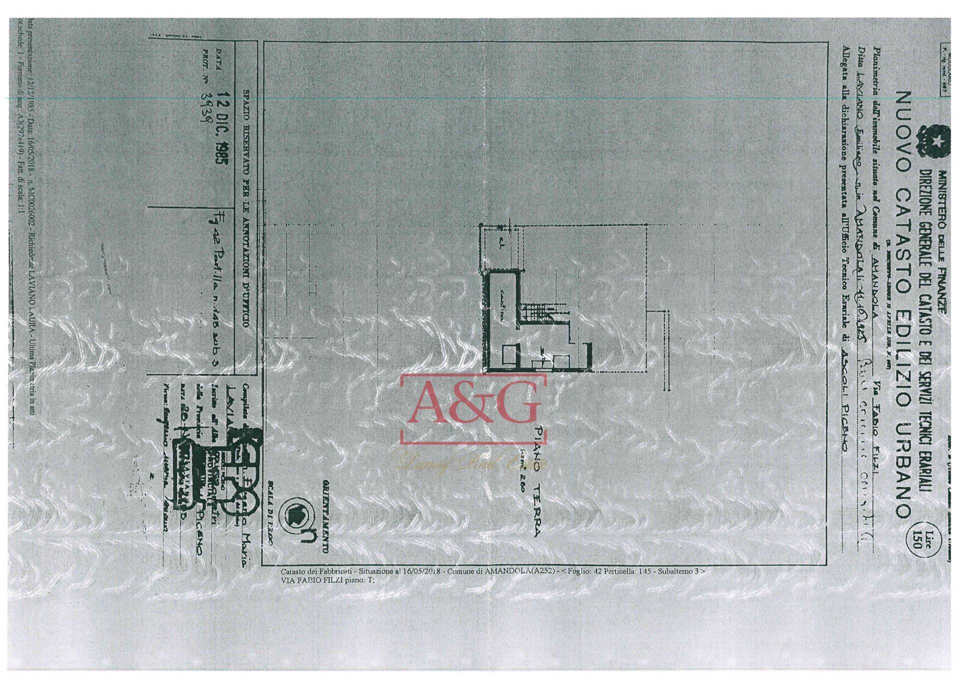 Foto 39 - Villa fabio filzi, Amandola - planimetria 1