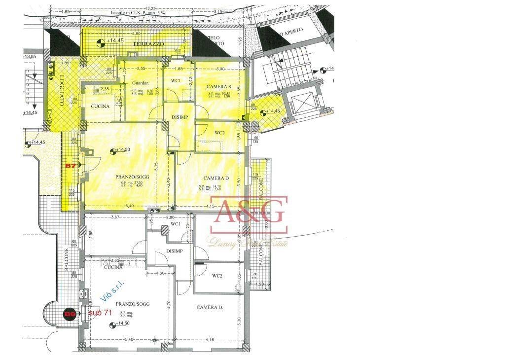 Foto 15 - Appartamento VIA ANGELO BIONDI, Amandola - planimetria 1