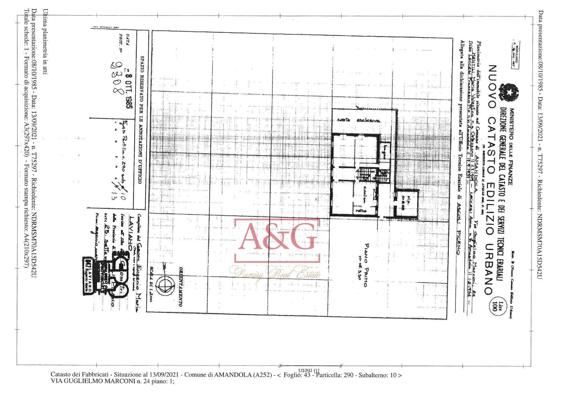 Foto 35 - Independent house Via Guglielmo Marconi
 
24, Amandola - floor plans 1