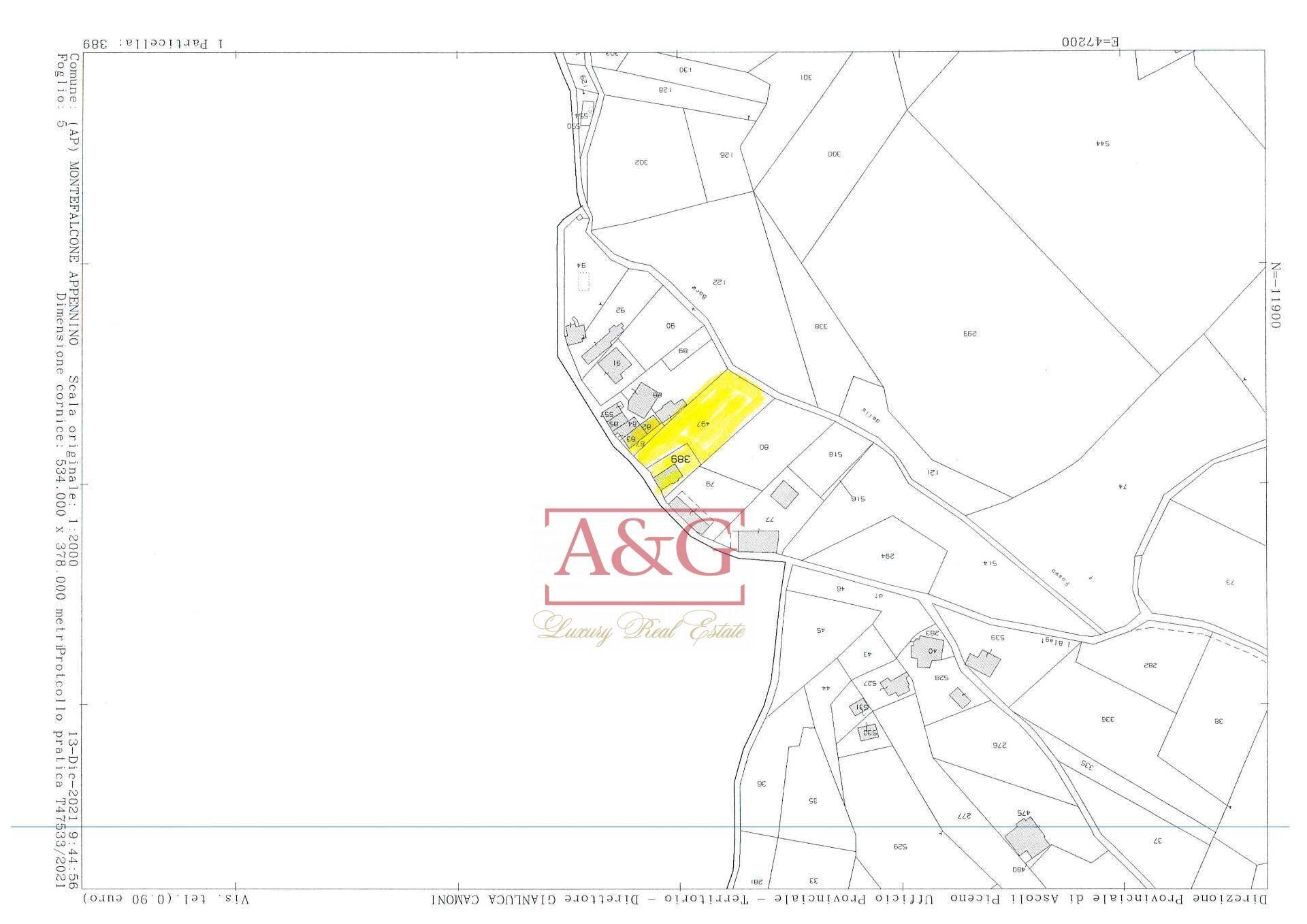 Foto 27 - Rustico contrada s. biagio, Montefalcone Appennino - planimetria 1