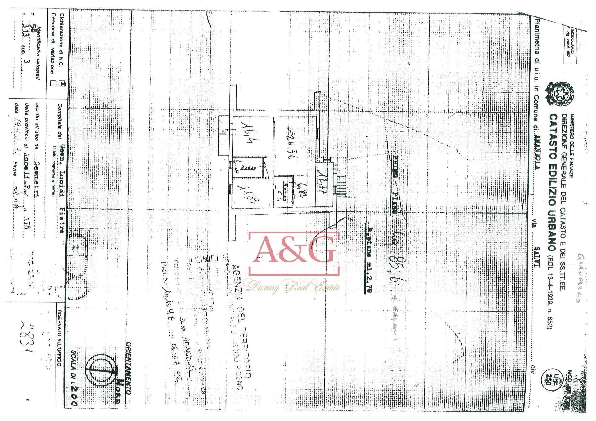 Foto 11 - Casa indipendente villa salvi, Amandola - planimetria 1