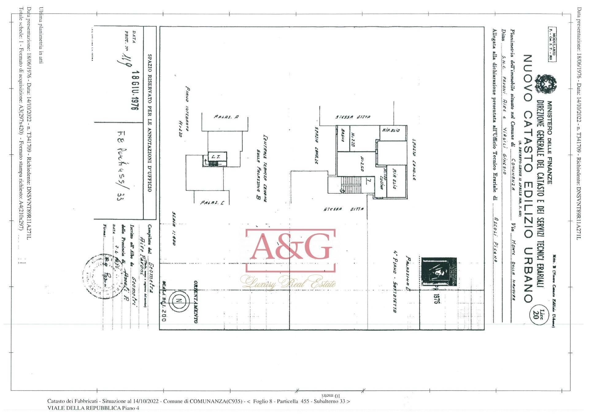Foto 26 - Attic Via Della Repubblica
 
27, Comunanza - floor plans 1