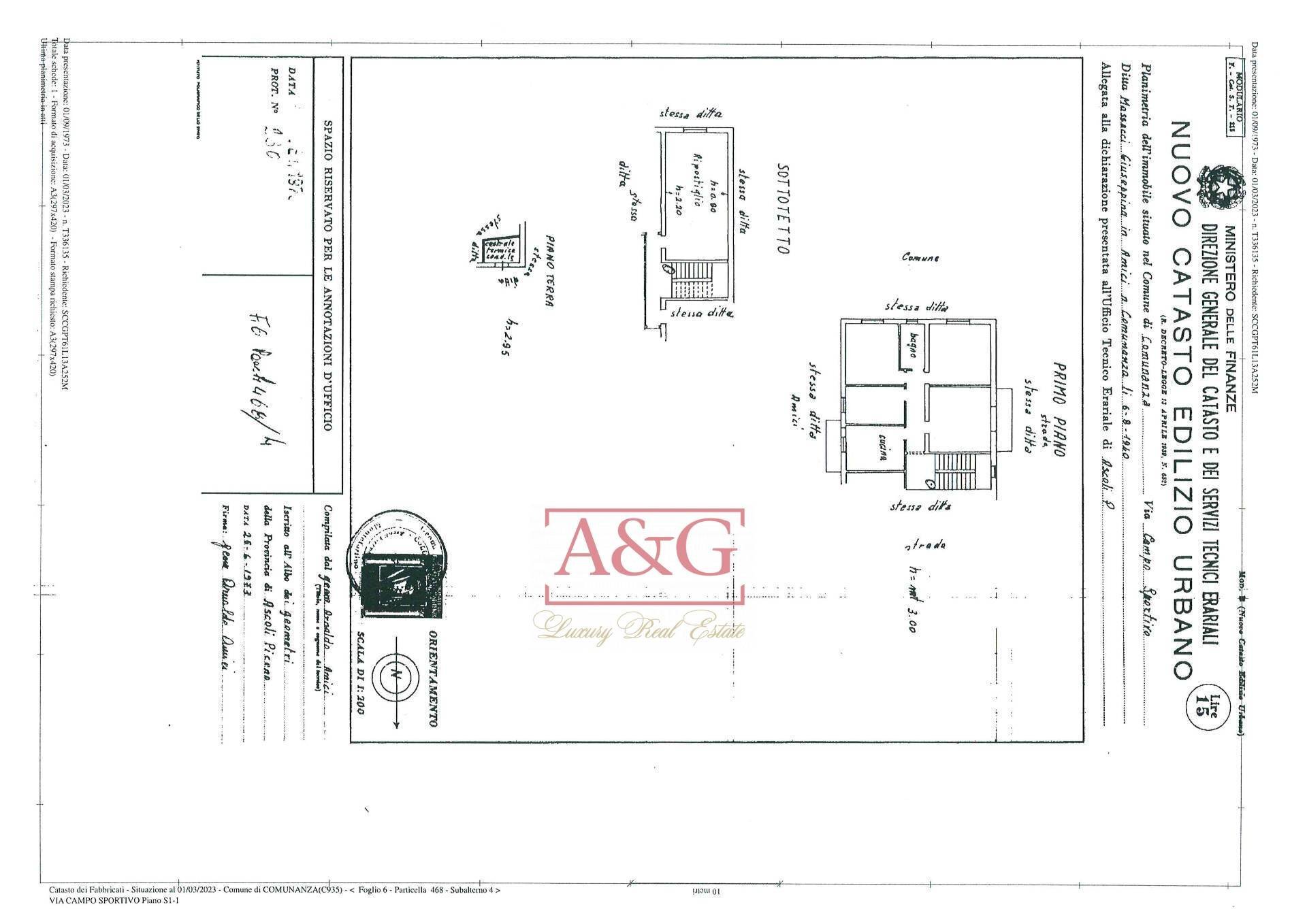 Foto 28 - Apartment Via Campo Sportivo, Comunanza - floor plans 1