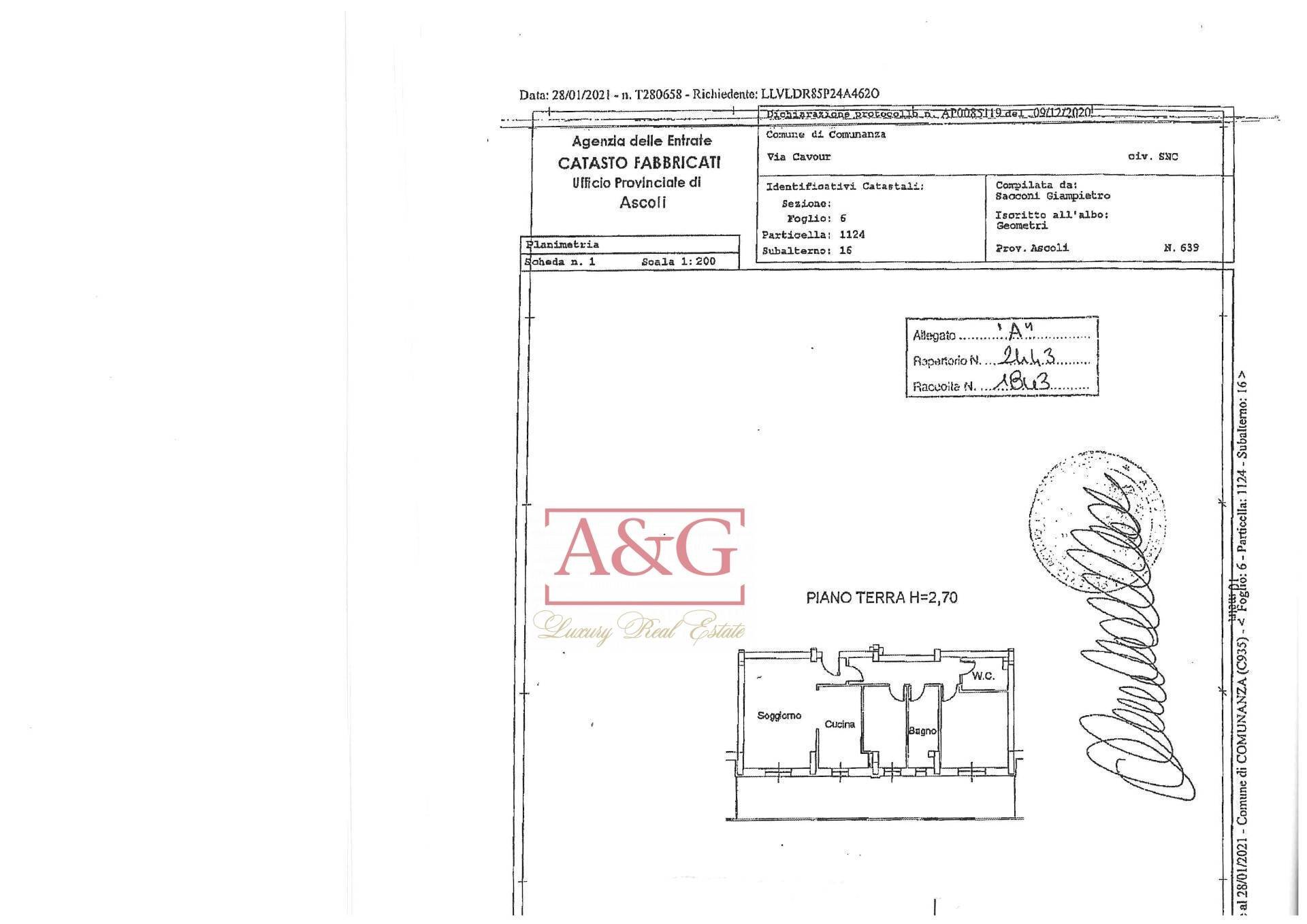 Foto 42 - Apartment Via Cavour, Comunanza - floor plans 1