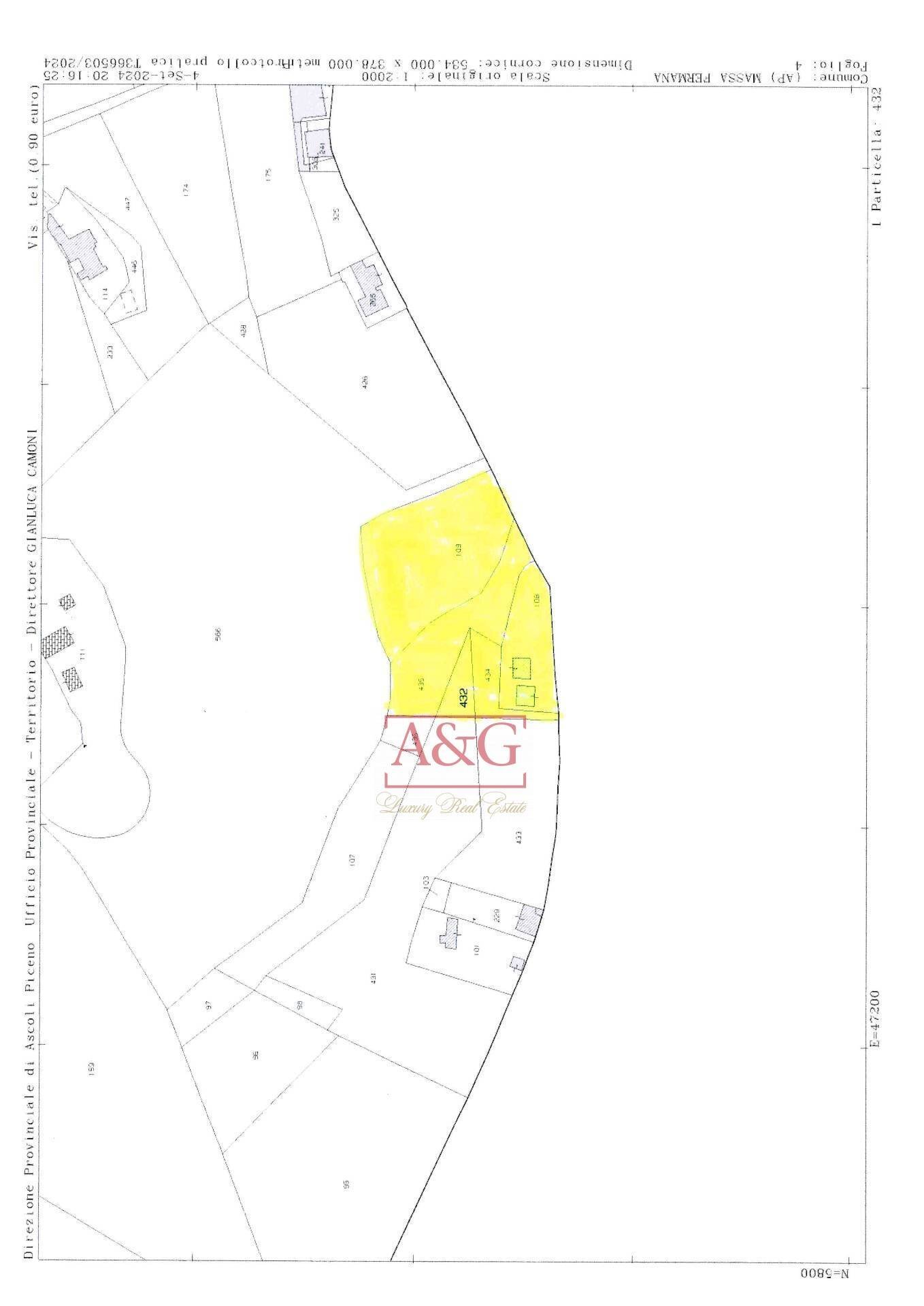 Foto 22 - Rustico Via Bresciano, Massa Fermana - planimetria 1