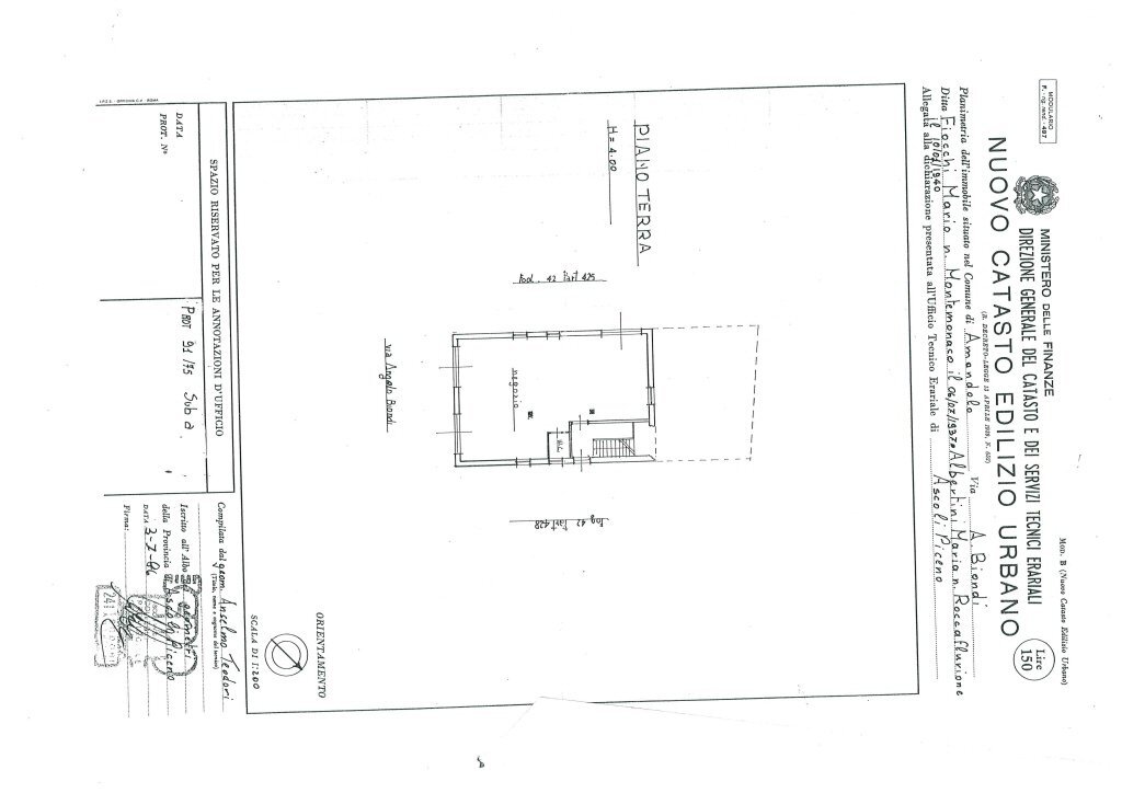 Foto 20 - Commercial Premises Amandola - floor plans 1