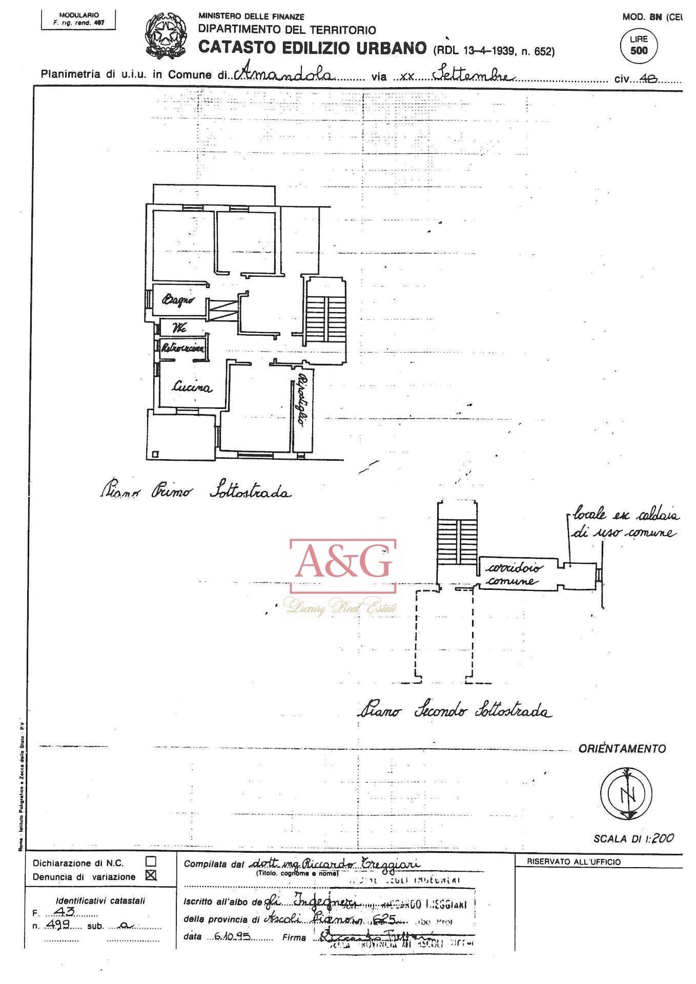 Foto 37 - Appartamento Via XX Settembre
 
48, Amandola - planimetria 1
