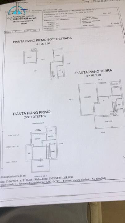 Foto 13 - Villa via santo pietro
 
snc, Fara in Sabina - floor plans 1