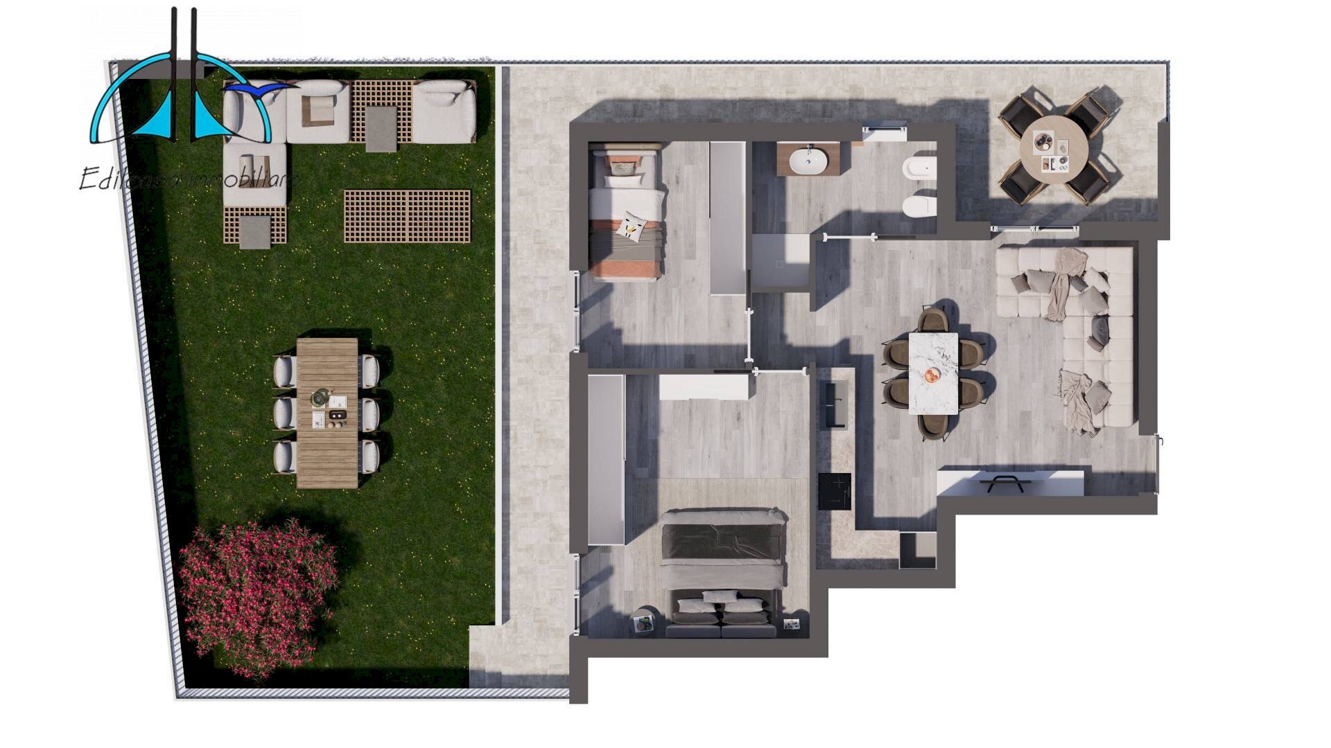 Foto 18 - Trilocale Via Soverato
 
43, Roma - planimetria 1