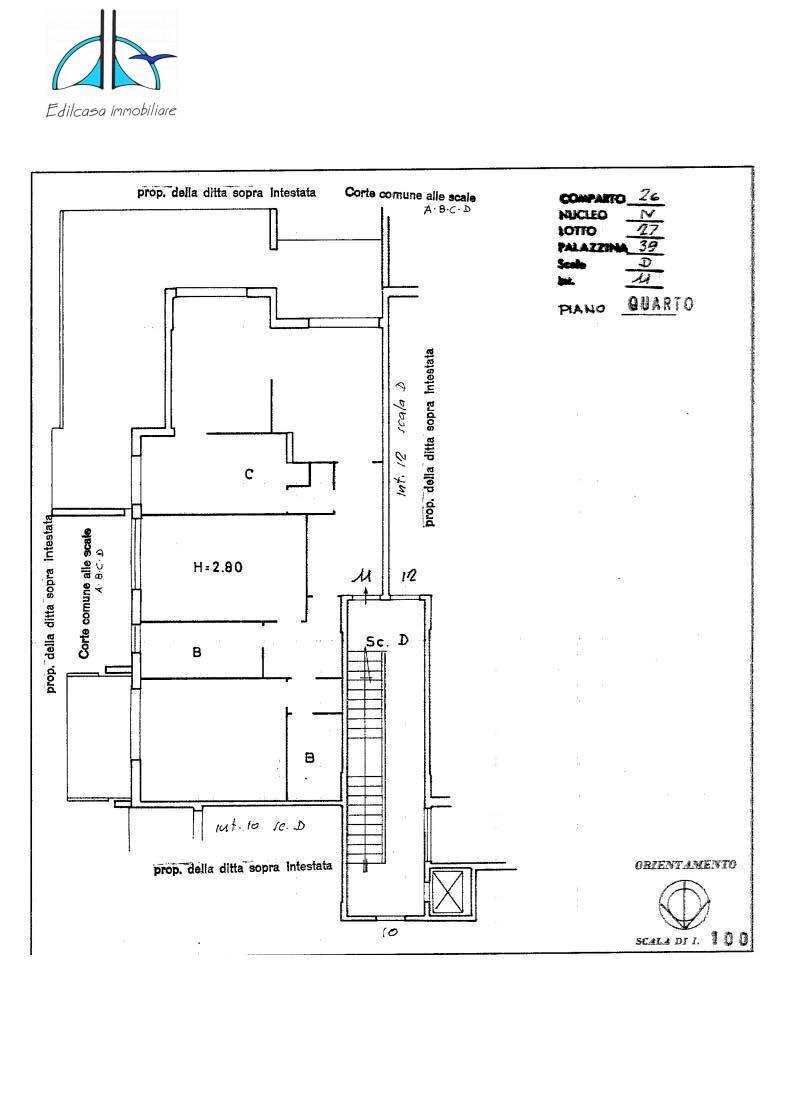 Foto 29 - Quadrilocale Via Federico Seismit Doda
 
16, Roma - planimetria 1
