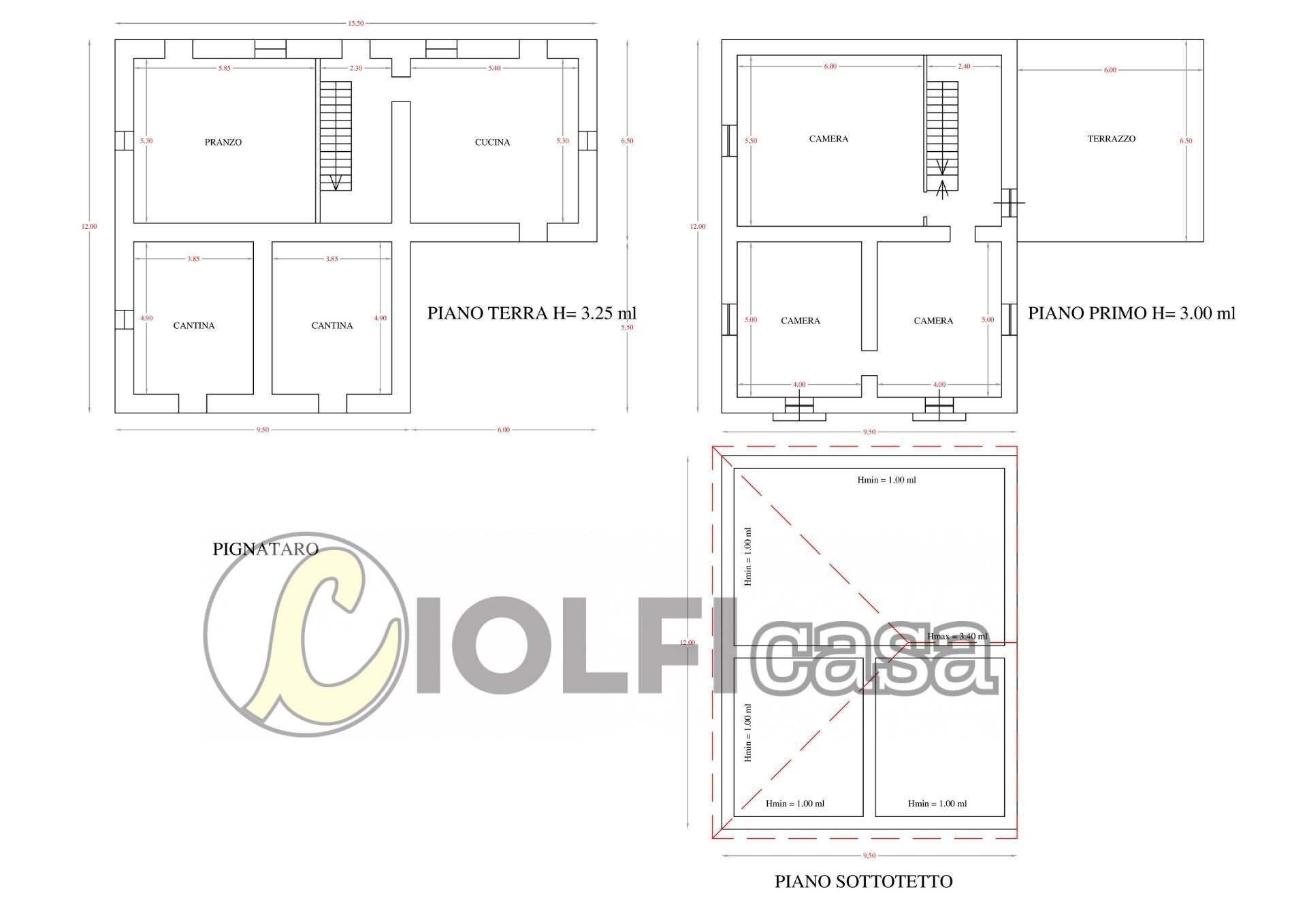 Foto 6 - Casa indipendente Pignataro Interamna - planimetria 1