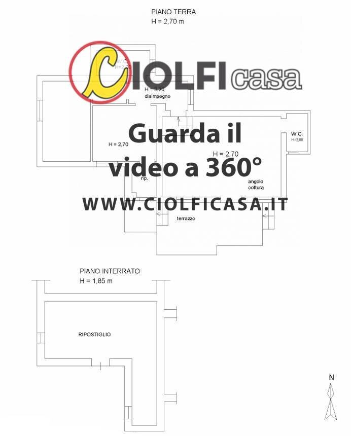 Foto 13 - Casa indipendente snc, Colfelice - planimetria 1