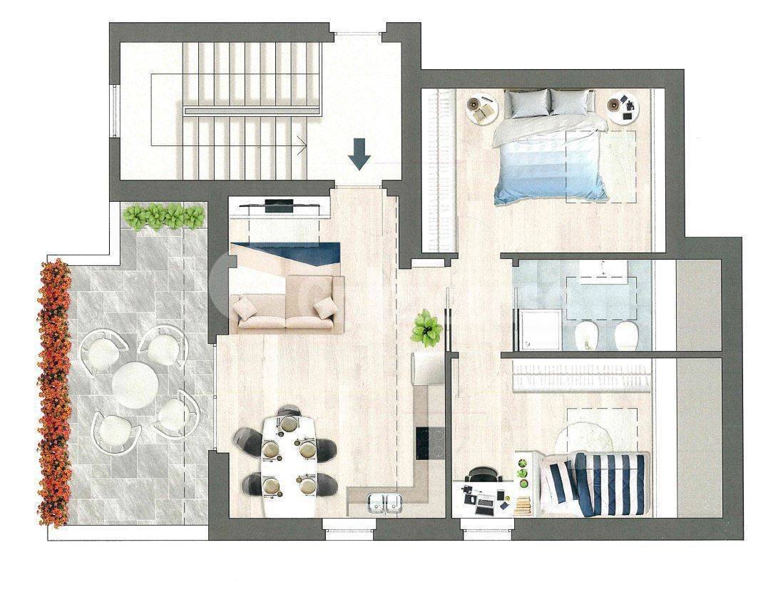 Foto 16 - Trilocale via IV Novembre
 
10, Mesero - planimetria 1