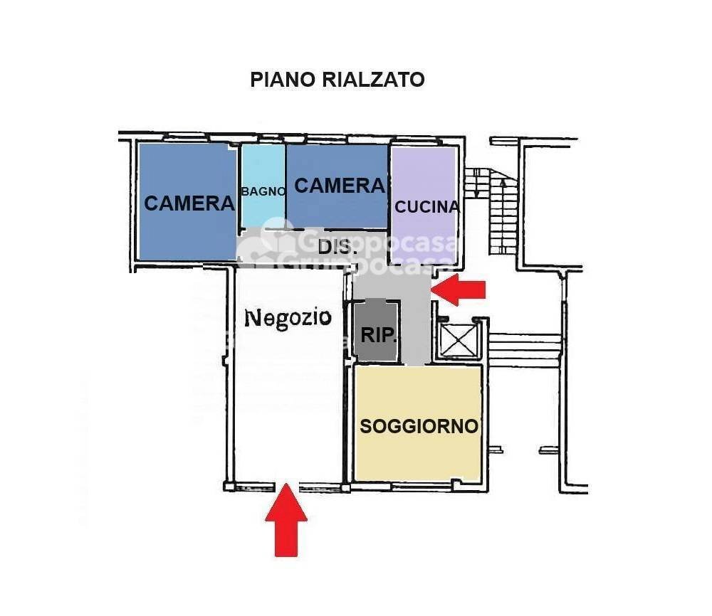 Foto 32 - Trilocale via cavallotti
 
11, Buscate - planimetria 1