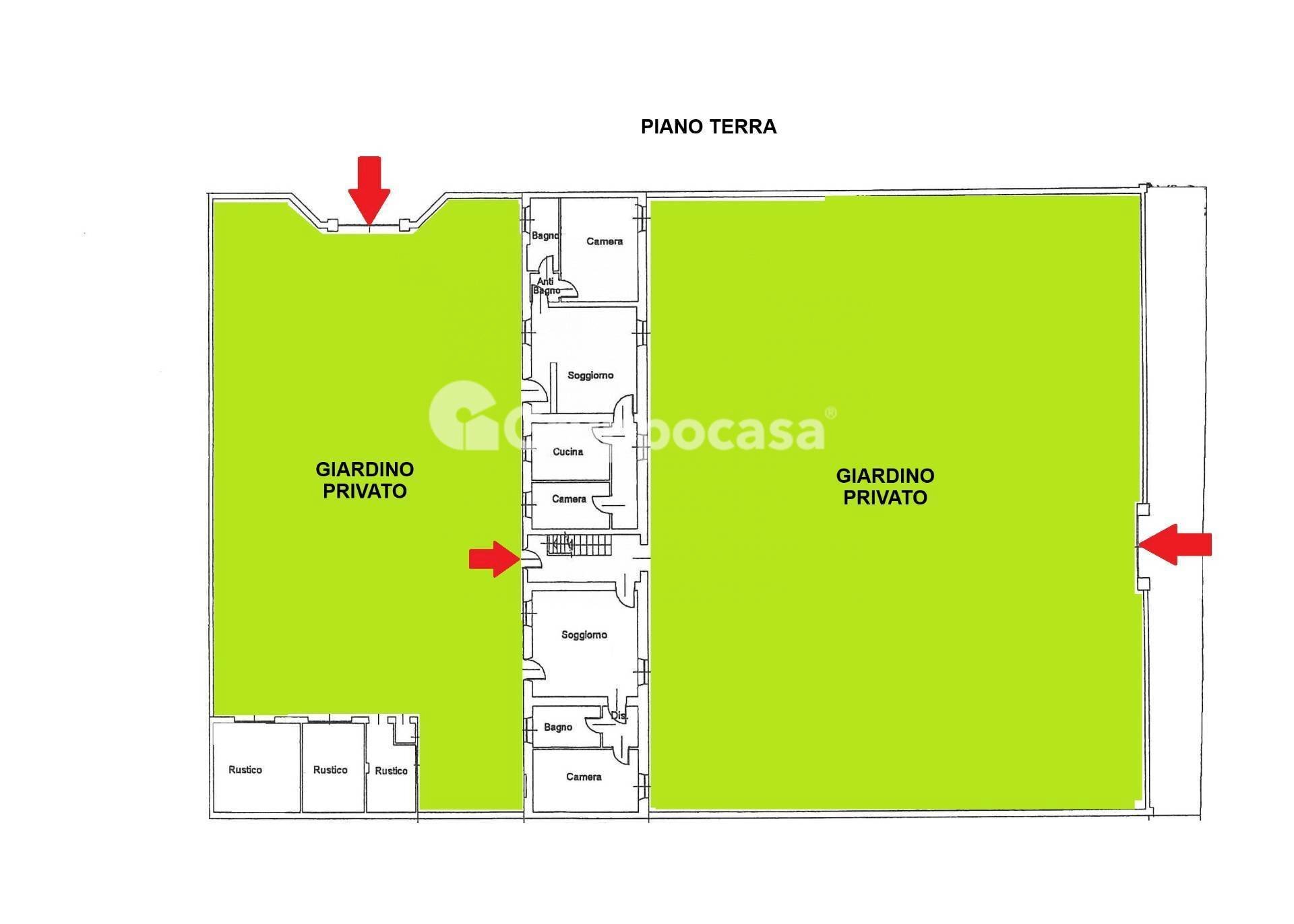 Foto 18 - Casa indipendente via Marconi
 
42, Inveruno - planimetria 1