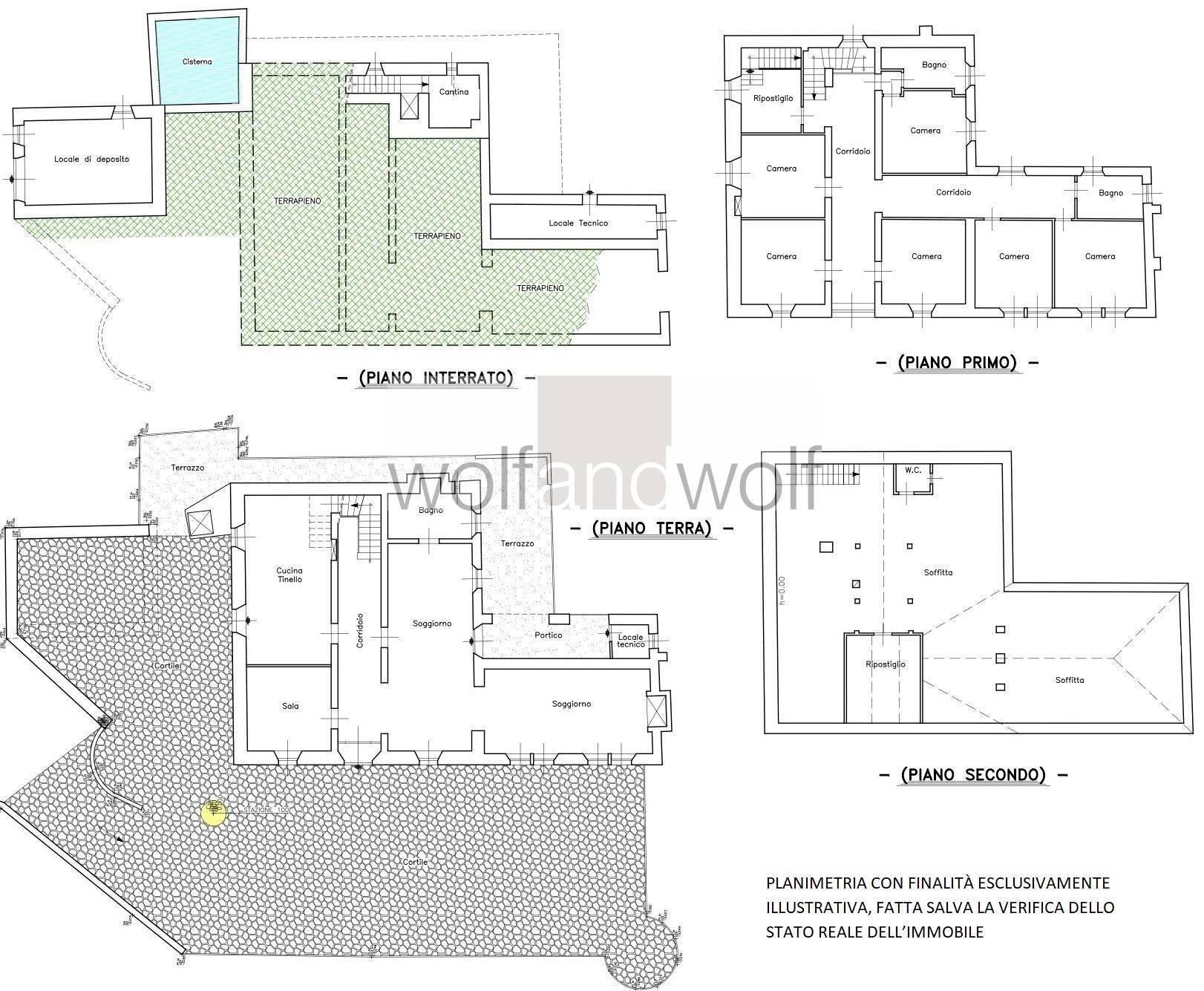 Foto 29 - Villa Via Altopiani di Bossico, Bossico - planimetria 1