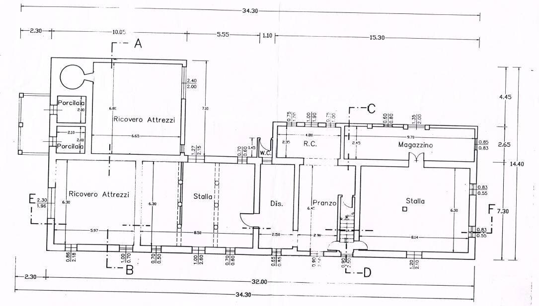 Foto 19 - Rustic via Malviano, Monte San Vito - floor plans 1