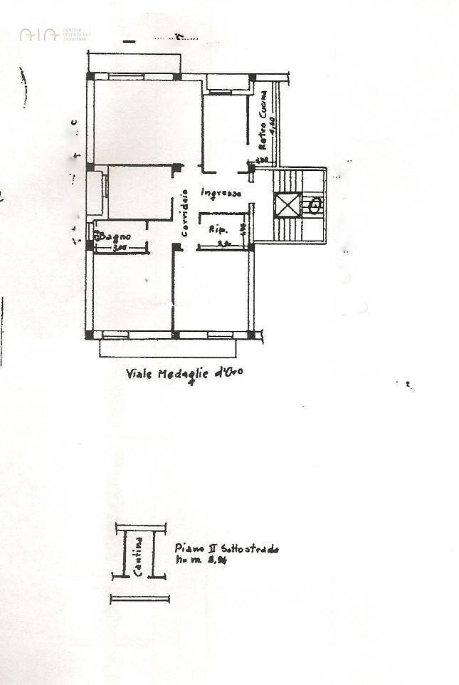 Foto 7 - Appartamento via delle Medaglie d'oro
 
25, Fermo - planimetria 1