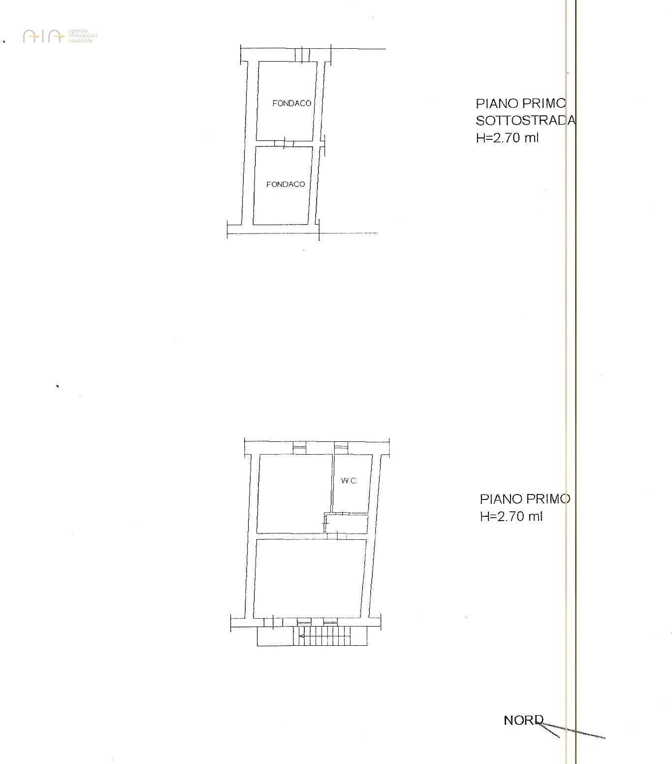 Foto 7 - Quadrilocale Loc. Ferrà, Montemonaco - planimetria 1