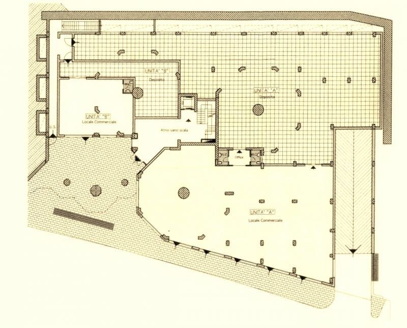 Foto 20 - Locale Commerciale VIA PASQUALE ROSSI, Cosenza - planimetria 1