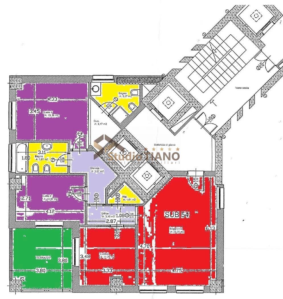 Foto 26 - Appartamento CORSO FIRENZE
 
24, Rende - planimetria 1
