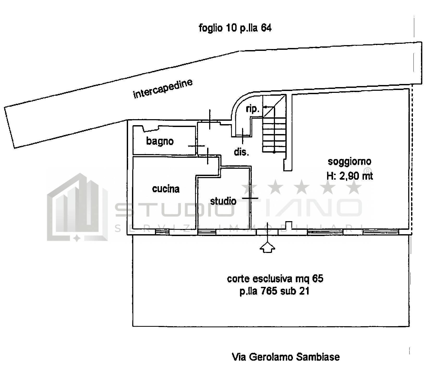 Foto 49 - Villa Bifamiliare VIA GEROLAMO SAMBIASE
 
46/A, Cosenza - planimetria 1