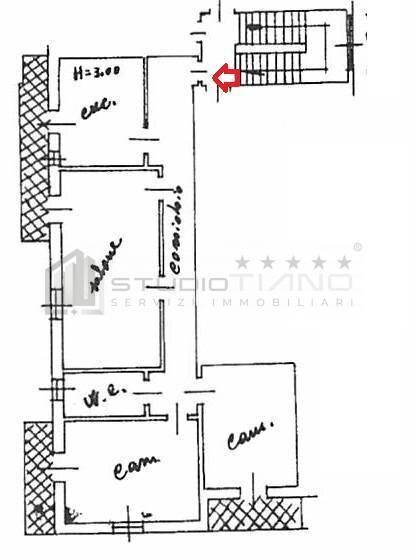 Foto 33 - Appartamento VIA DOLFO QUINTIERI
 
44, Cosenza - planimetria 1