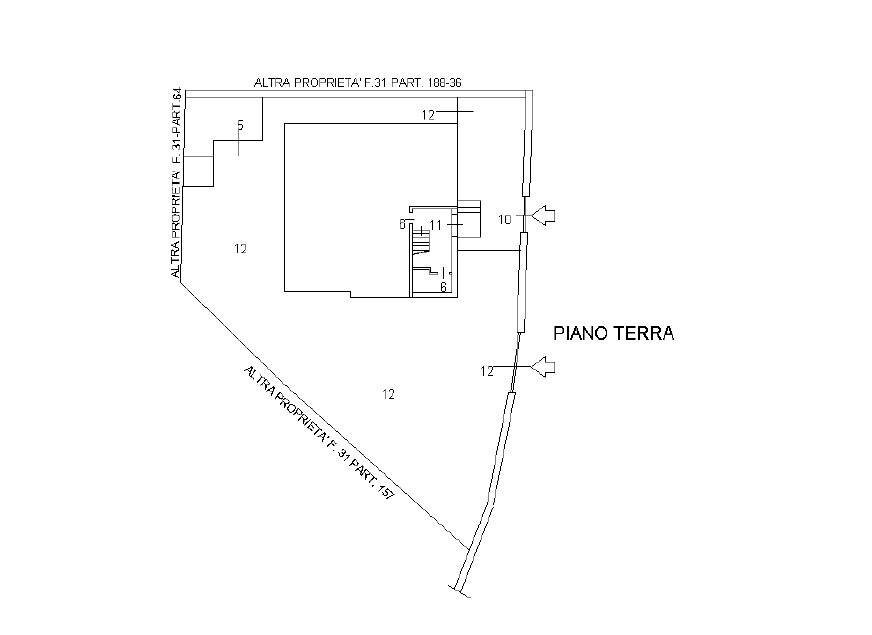 Foto 55 - Casa indipendente CONTRADA  mossa, Fermo - planimetria 1