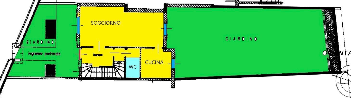 Foto 52 - Villa a Schiera VIA NIBBI, Porto San Giorgio - planimetria 1