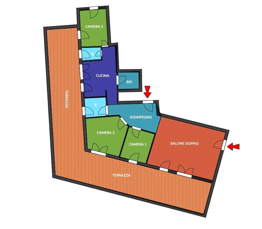 Foto 51 - Apartment Via Cornelio Nepote
 
21, Roma - floor plans 1
