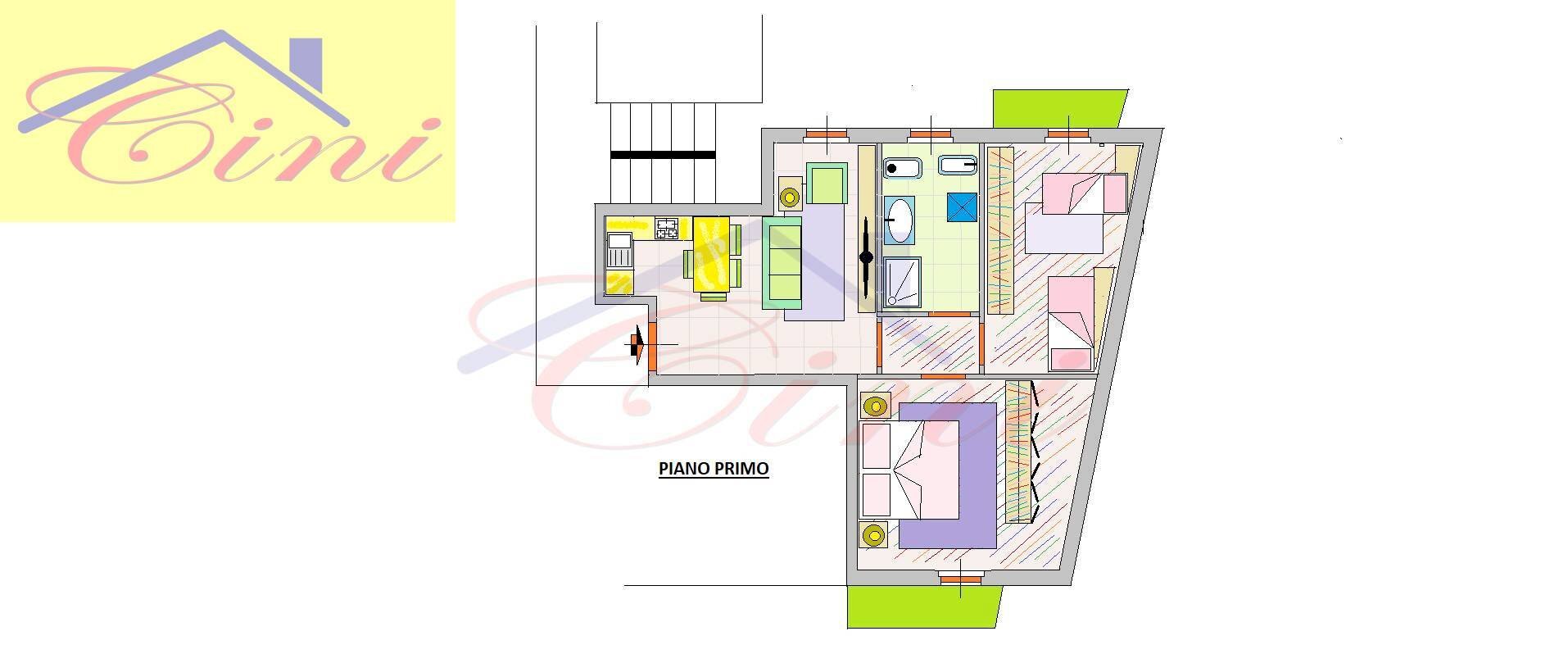 Foto 30 - Three-room apartment VIA SAN DIONIGI, Valmadrera - floor plans 1