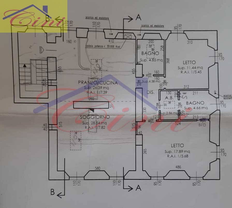 Foto 21 - Trilocale via molgoretta, Olgiate Molgora - planimetria 1