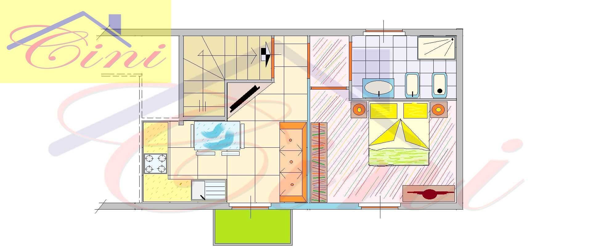 Foto 27 - Bilocale via statale, Airuno - planimetria 1