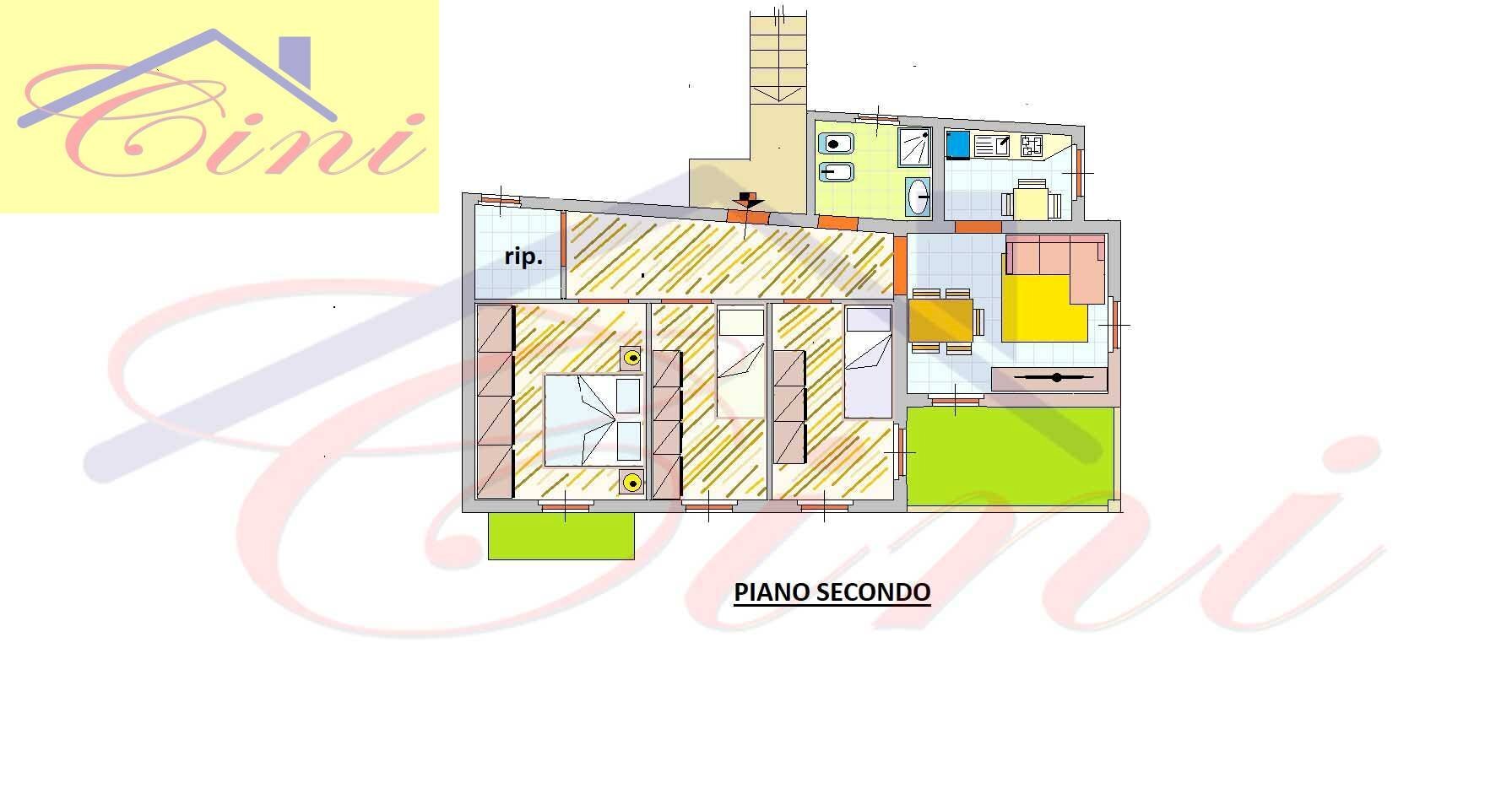 Foto 17 - Four-room apartment via alla cascata, Introbio - floor plans 1