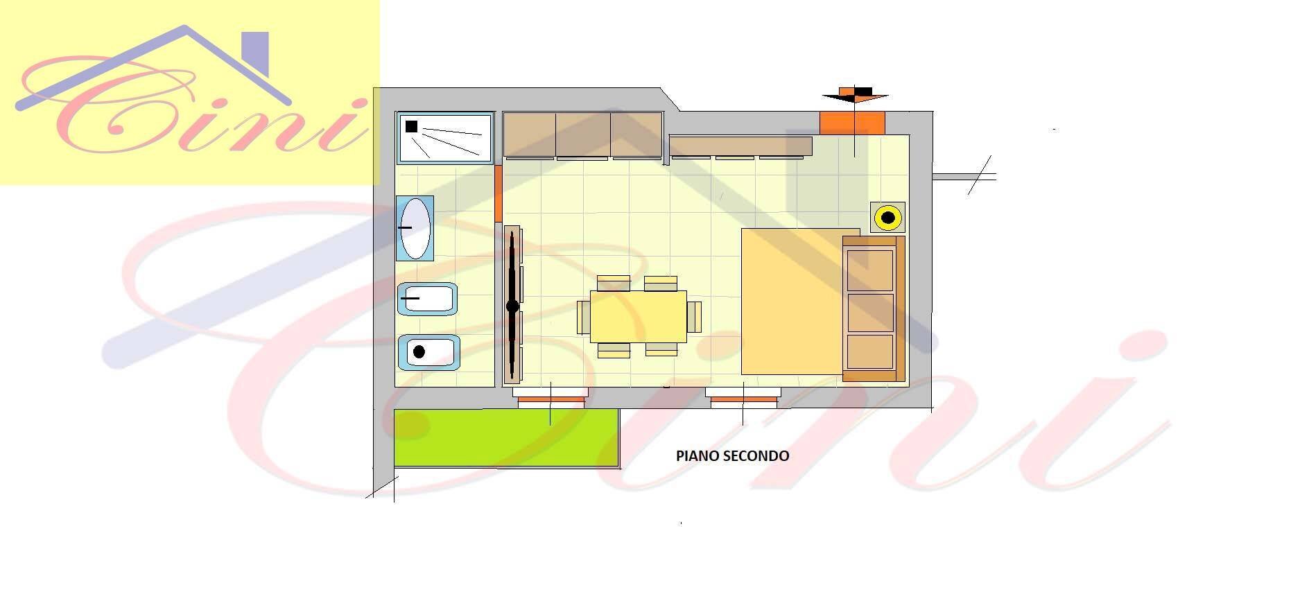 Foto 38 - Monolocale via vittorio emanuele II, Introbio - planimetria 1